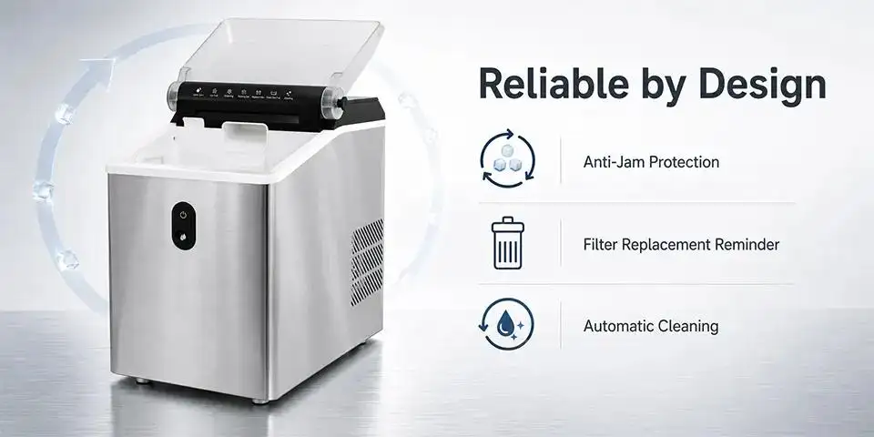 Machine à glaçons pépite pour café