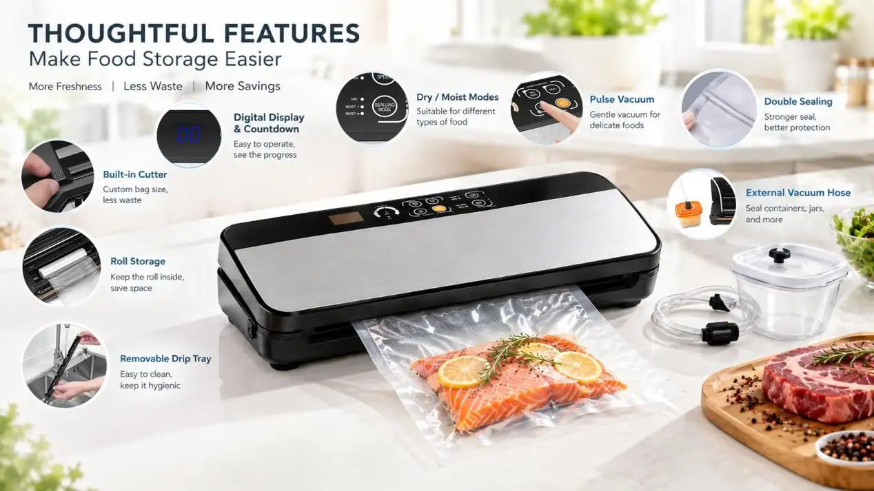 Scelleuses sous vide alimentaires