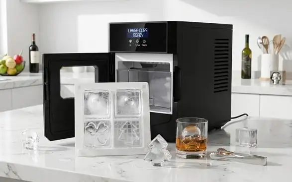 Machine à glaçons en cubes pour la maison
