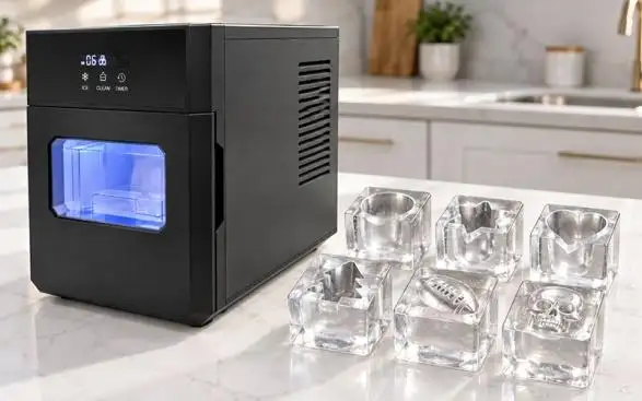 Machine à glace transparente personnalisée